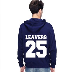 New Leavers Hoodie Solid numbers printed on the back